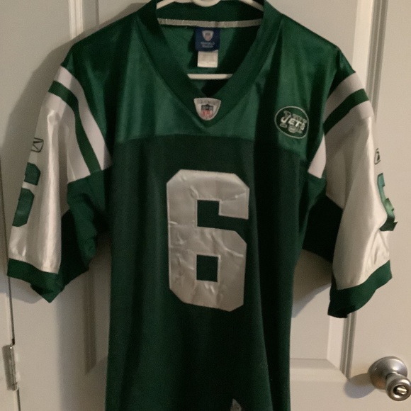 New York Jets NFL Throwback Jersey Mark Sanchez Size 50 Reebok - Picture 1 of 11